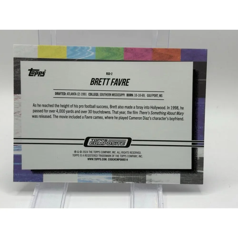 2023 Topps Composite Brett Favre Resurgence Sign Off SSP Case Hit Packers